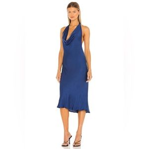 Young Fabulous & Broke | “Rebel” Satin Halter Dress | Size XS